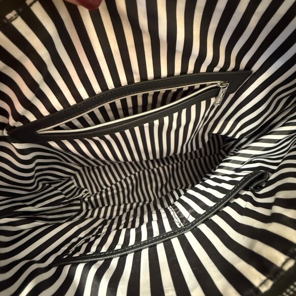 Marc Tetro Black Large Tote with Boston Terrier Dog Featured - Picture 7 of 12